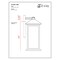 Z-Lite Portland 1 Light Outdoor Wall Sconce, Oil Rubbed Bronze And Clear Seedy 531MXL-ORB - alternate 9